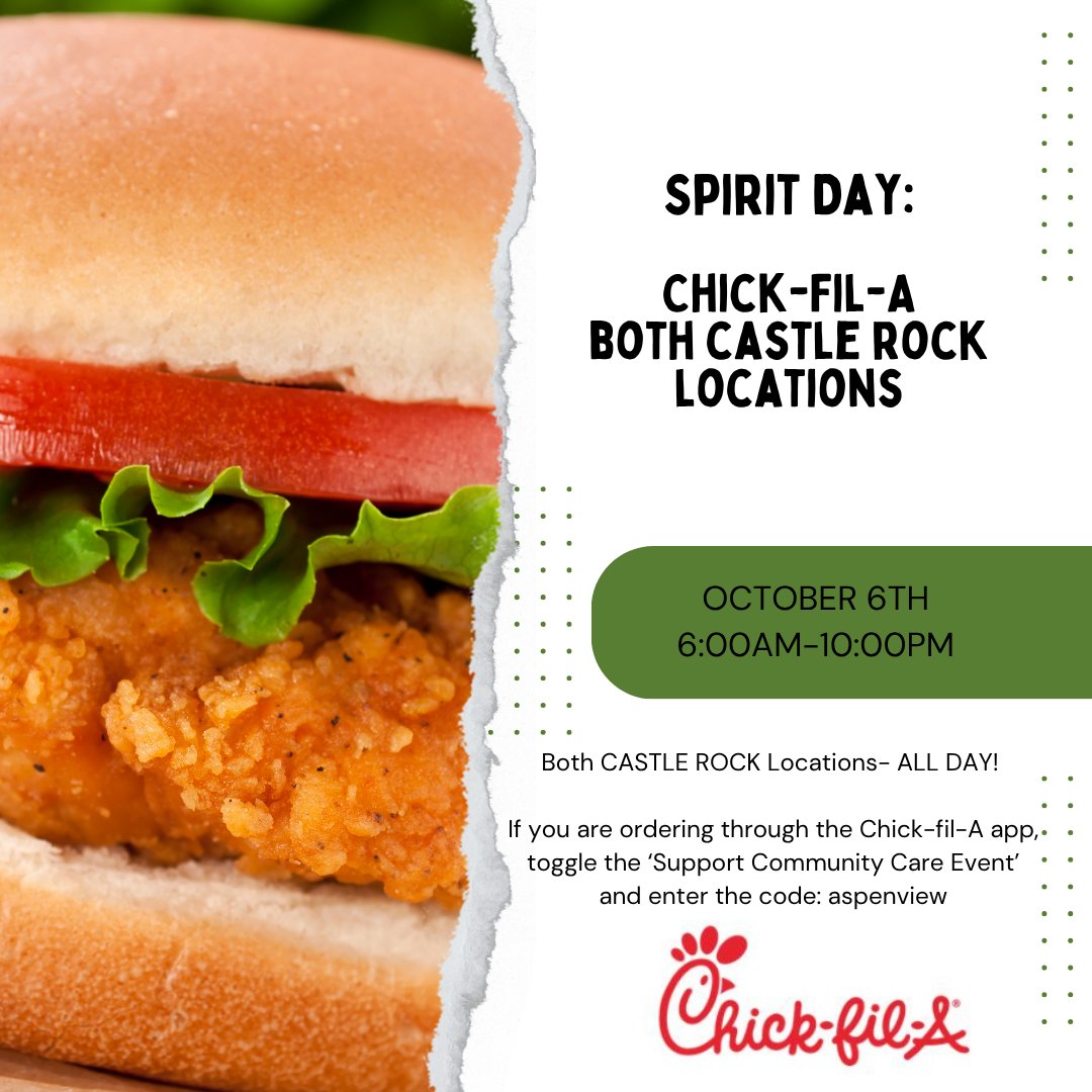 spirit night at chick fil a